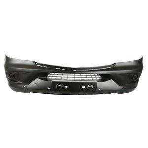 5510-00-3548904P Bumper (front, with parking sensor holes, black) fits: MERCEDES S