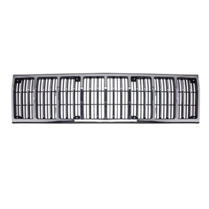 5601-00-3203996P Front grille (black/chrome) fits: JEEP CHEROKEE XJ 01.88 12.90