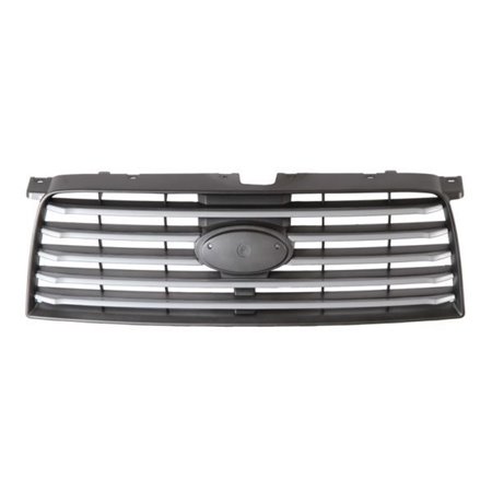 6502-07-6736991P Front grille (silver) fits: SUBARU FORESTER SG 08.05 01.08