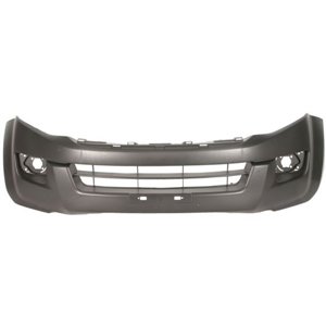 5510-00-3053902P Bumper (front, with fog lamp holes, for painting) fits: ISUZU D M