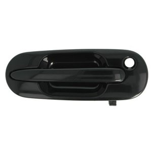 6010-12-028402P Door handle front R (external, with lock hole, black/for painting