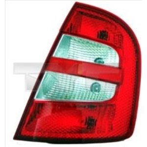 TYC 11-0314-01-2 Rear lamp L (indicator colour white, glass colour red) fits: SKOD