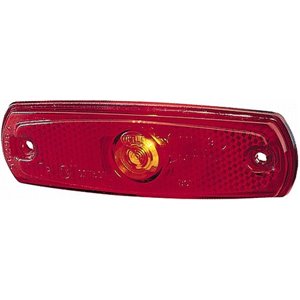 2SA962 964-091 Outline marker lights L/R, red, Halogen/W5W, height 126mm width 