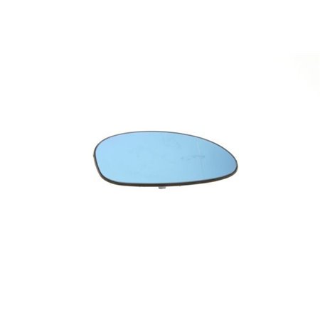 6102-02-1212823P Side mirror glass R (aspherical, with heating, blue) fits: BMW 1 