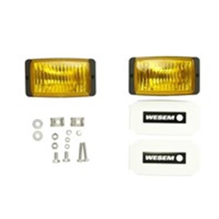 HM1.08231.01 Fog lamp L/R (H3, blister packaging: 2 pieces yellow shade) 12/
