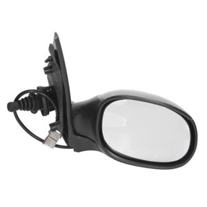 5402-04-1132283P Side mirror R (mechanical, embossed, with heating) fits: PEUGEOT 