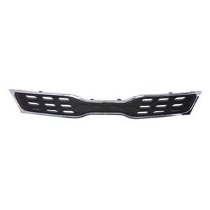 6502-07-3279992P Front grille (hatchback, black/chrome) fits: KIA RIO III 09.11 12