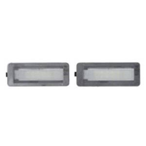 CLP040 Licence plate lighting LED, ligght colour: white; set, 12V,, no r
