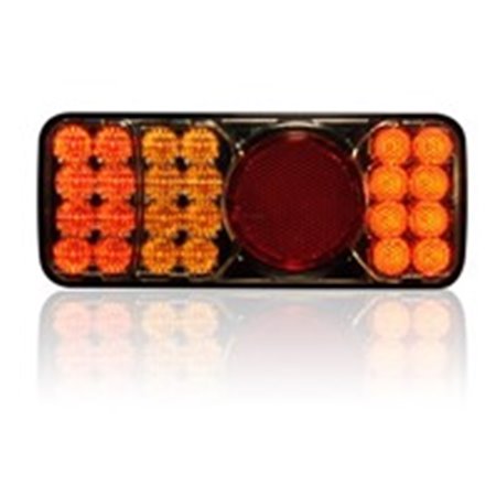 311 W66L Rear lamp L (LED, 24V, red, with plate lighting)