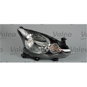 VAL043008 Headlamp L (halogen, H4, electric, with motor, indicator colour: 
