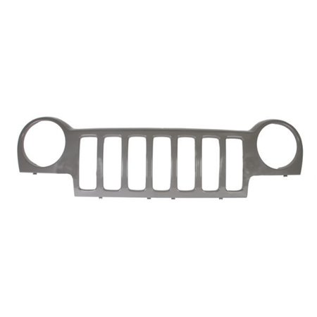 6502-07-3211990P Front grille (outer part, for painting) fits: JEEP CHEROKEE/LIBER