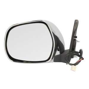 5402-19-2002503P Side mirror L (electric, embossed, chrome, electrically folding) 