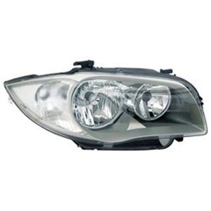 TYC 20-0649-05-2 Headlamp R (H7/H7, electric, without motor, insert colour: chromi