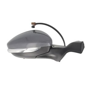 5402-08-2002054P Side mirror R (electric, embossed, with heating, chrome, under co
