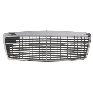 6502-07-3527995P Front grille (CLASSIC/ELEGANCE, complete, black/chrome) fits: MER