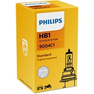 PHI 9004C1 Light bulb (Cardboard 1pcs) HB1 12V 65/45W P29T Vision