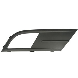 6502-07-9535926P Front bumper cover front R (Top, with fog lamp holes, plastic, bl