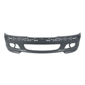 5510-00-0061909P Bumper (front, M, with fog lamp holes, for painting) fits: BMW 3 