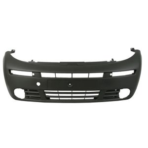 5510-00-5089901Q Bumper (front, with fog lamp holes, dark grey, TÜV) fits: OPEL VI