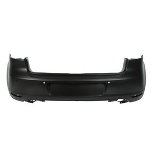 5506-00-9534951Q Bumper (rear, with parking sensor holes, for painting, TÜV) fits: