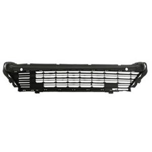 6502-07-0554912Q Front bumper cover front (with a place for stripe, plastic, black