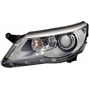 1ZS009 549-211 Headlamp L (bi xenon, D1S/H7/PY21W/W5W, electric, with motor, ins