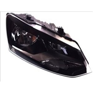 TYC 20-12035-05-2 Headlamp R (H7/H7, electric, with motor, insert colour: black) fi
