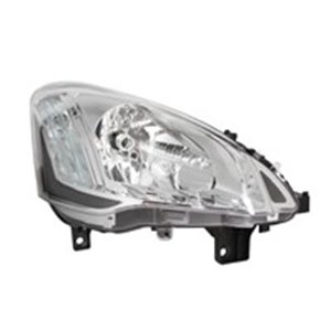 TYC 20-14699-05-2 Headlamp R (H4, electric, with motor) fits: CITROEN BERLINGO II; 