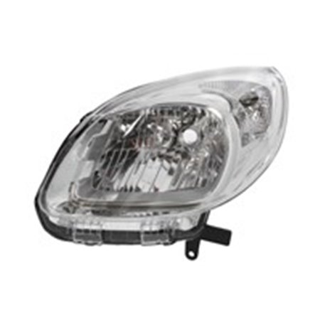 TYC 20-14906-15-2 Headlamp L (H4, electric, without motor, insert colour: chromium 