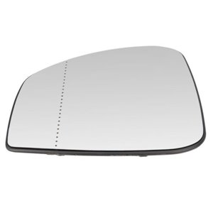 6102-09-2002159P Side mirror glass L (aspherical, with heating, chrome) fits: RENA