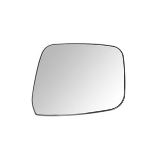 6102-16-2001936P Side mirror glass R (embossed, with heating, chrome) fits: NISSAN