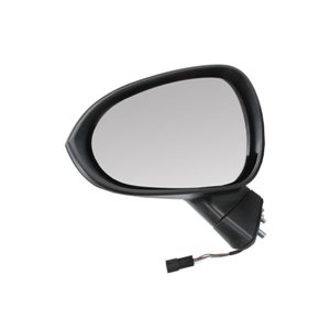 5402-10-2002285P Side mirror L (electric, embossed, with heating, chrome, under co