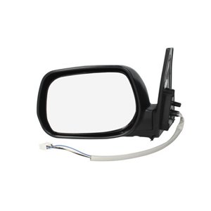 5402-04-1121545P Side mirror L (electric, embossed, with heating, under coated) fi