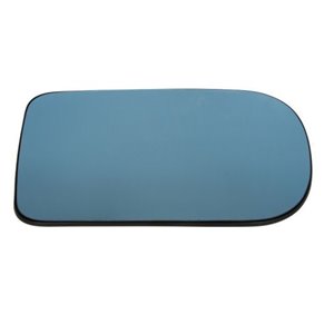 6102-02-1232822P Side mirror glass R (embossed, with heating, blue) fits: BMW 5 E3