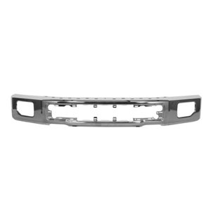 5510-00-2593901P Bumper (front, with fog lamp holes, chrome) fits: FORD F SERIES X