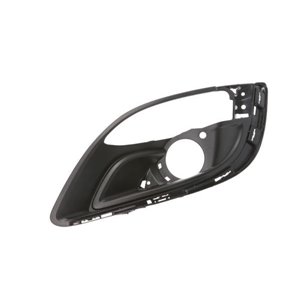 6502-07-5053915P Front bumper cover front L (with fog lamp holes, black) fits: OPE