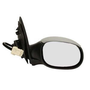 5402-04-1121286P Side mirror R (electric, embossed, with heating, under coated) fi