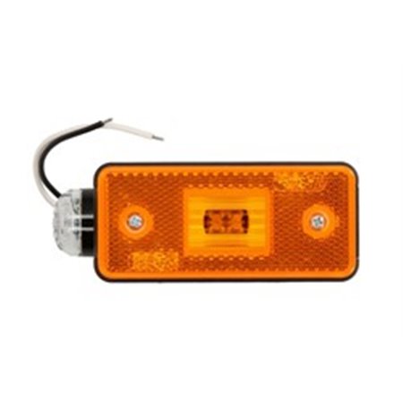 121LK W22 24V Outline marker lights L, orange, LED, hanging, 24V