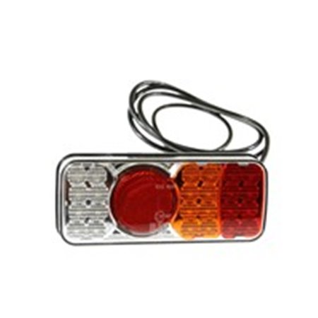 314KR W66P Rear lamp R (12/24V, red, with plate lighting)