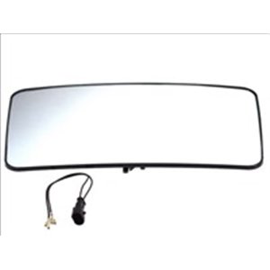 6746 Side mirror glass L/R (340 x200mm, with heating) fits: IVECO EURO