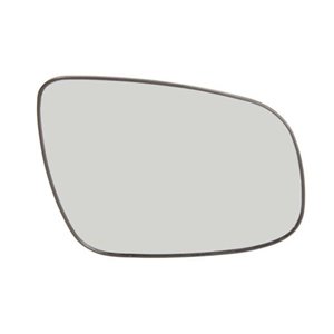 6102-53-2001494P Side mirror glass R (embossed, with heating, chrome) fits: KIA CE