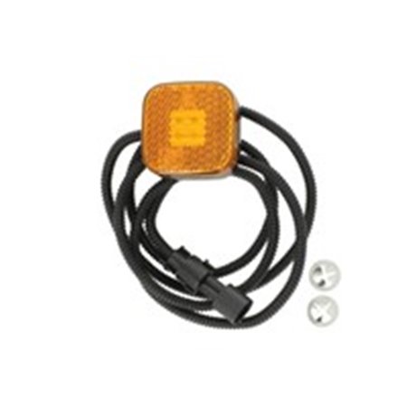 3.31111 Outline marker lights L/R, orange, LED, height 65mm width 65mm, 