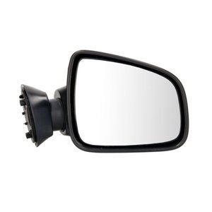 5402-67-2001138P Side mirror R (manual, embossed, chrome) fits: DACIA LOGAN, SANDE
