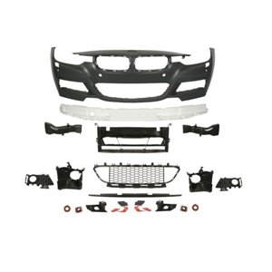 5510-00-0063918KP Bumper (front, M PAKIET, complete, with fog lamp holes, with head
