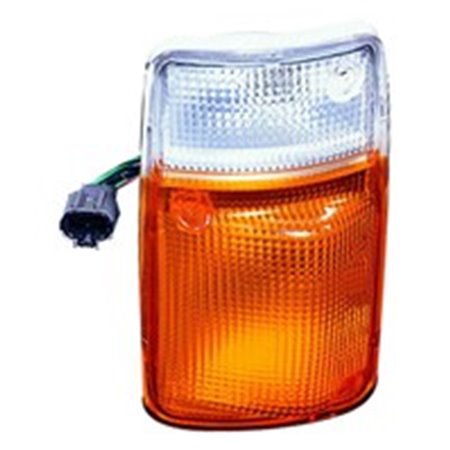 215-1593L-A Indicator lamp front L (orange/transparent) fits: NISSAN PATROL I