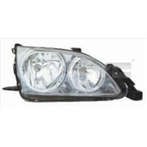 TYC 20-6254-05-2 Headlamp L (H7/H7, electric, without motor) fits: TOYOTA AVENSIS 