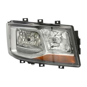HL-SC007R Headlamp R (2*H7/H21W/LED, manual, with daytime running light, in