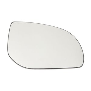 6102-02-3128124P Side mirror glass R (embossed, with heating) fits: HYUNDAI i20 08