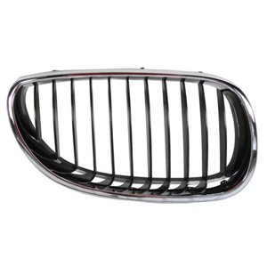 6502-07-0066992P Front grille R (black/chrome) fits: BMW 5 E60, E61 07.03 12.10