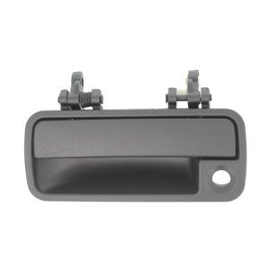 6010-57-007401P Door handle front L (external, with lock hole, black) fits: LAND 